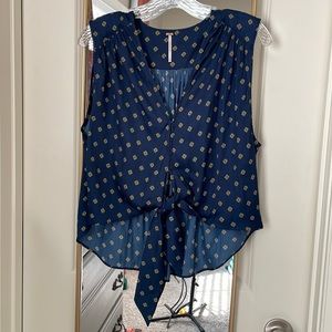 Free People Satin Blouse